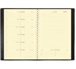 Quo Vadis - Agenda - Spiralé avec répertoire - 2027 - Note 15 S Prestige - Semainier Notes - Français - Impala - Noir - 12 mois et 1/2 de mi-décembre à décembre - 10x15 cm
