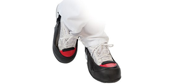 Surchaussure de sécurité, pointure: 39-43, noir