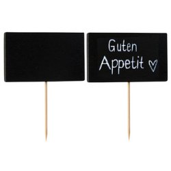 Fingerfood spiesjes "Blackboard", lengte: 90 mm