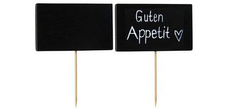 Fingerfood-Spieß 'Schiefer', Länge: 85 mm
