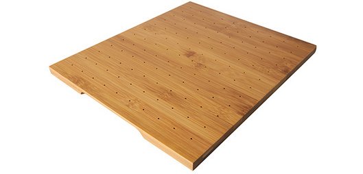 Tray voor spiesjes/fingerfood, bruin, 250 x 300 mm