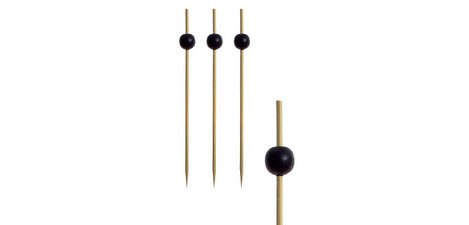 Pique à fingerfood 'Black Pearl', longueur: 125 mm