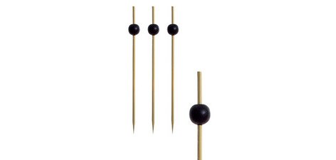 Pique à fingerfood 'Black Pearl', longueur: 125 mm