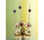 Pique à fingerfood 'Black Pearl', longueur: 125 mm