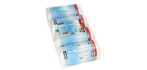 Sac poubelle HDPE, 10 litres, transparent