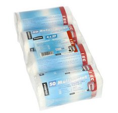 HDPE-vuilniszak, 35 liter, transparant