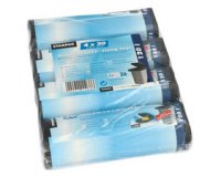 Sac pour conteneurs à ordures, noir, 120 litres