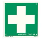 Panneau de signalisation 'Signal de secours'