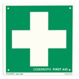 Panneau de signalisation 'Signal de secours'