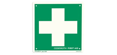 Panneau de signalisation 'Signal de secours'