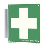 Support pour panneau de signalisation, autocollant