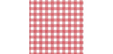 Serviette 'ROYAL Collection Vichy', rouge