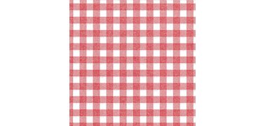 Serviette 'ROYAL Collection Vichy', rouge