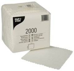 Sous-tasse, 170 x 170 mm, blanc