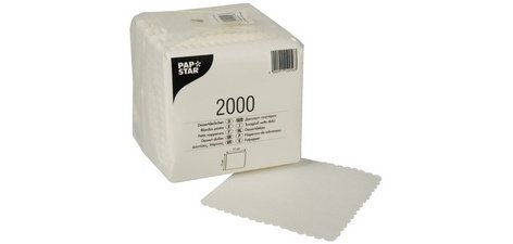 Sous-tasse, 170 x 170 mm, blanc