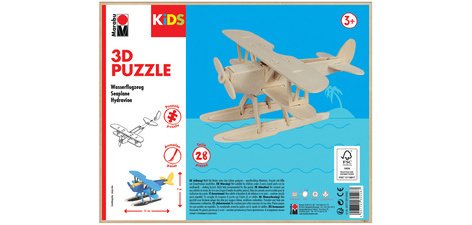 KIDS Puzzle 3D 'Hydravion', 28 pièces