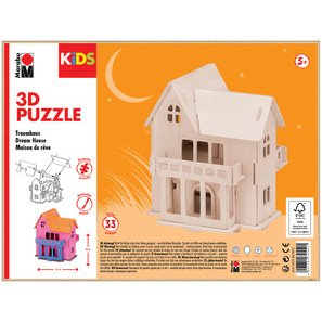 KiDS Puzzle 3D 'Maison de rêve', 33 pièces