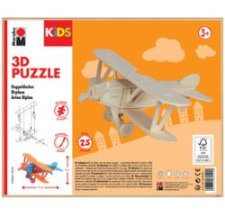 KiDS Puzzle 3D 'Avion biplan', 25 pièces