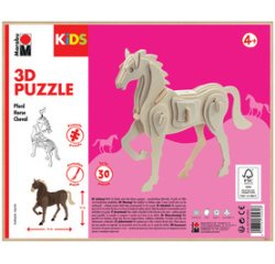KiDS Puzzle 3D 'Cheval', 30 pièces