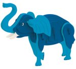 KiDS Puzzle 3D 'Eléphant', 27 pièces