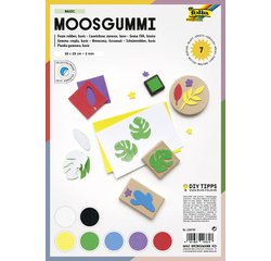 Gommette en mousse BASIC, autocollant, 7 feuilles