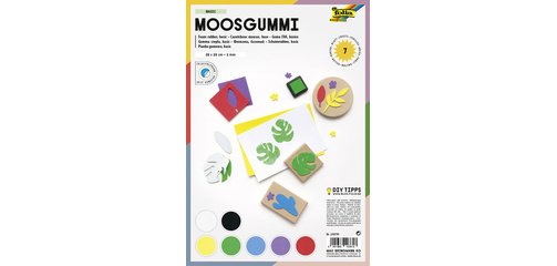 Gommette en mousse BASIC, autocollant, 7 feuilles