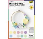 Gommette en mousse PASTEL, non autocollant 10 feuilles
