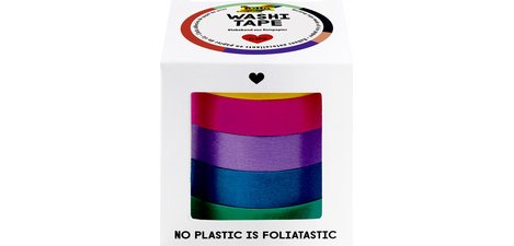 Decorative Washi-Tape Adhesive Tape UNI BASIC, set of 5