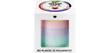 Decorative Adhesive Tape Washi-Tape UNIPASTEL, set of 5