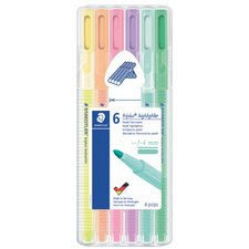 Surligneur 'triplus highlighter', étui de 6