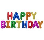 Film-Ballon-Set 'Happy Birthday'