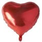 Ballon en film 'Coeur', diamètre: 450 mm, rouge