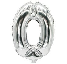 Ballon en film 'Chiffres', chiffre: 0, argent