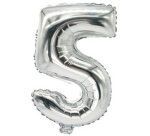 Ballon en film 'Chiffres', chiffre: 5, argent
