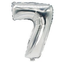 Ballon en film 'Chiffres', chiffre: 7, argent