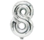 Ballon en film 'Chiffres', chiffre: 8, argent