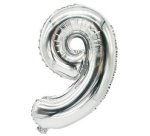 Ballon en film 'Chiffres', chiffre: 9, argent