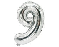 Ballon en film 'Chiffres', chiffre: 9, argent