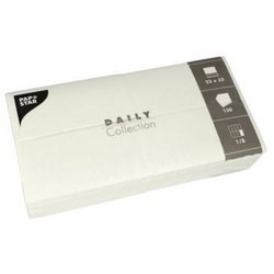 Serviette bistrot, 320 x 320 mm, 3 couches, bleu