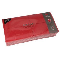 Serviette bistrot, 320 x 320 mm, 3 couches, blanc