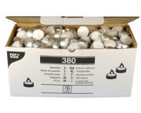 Tealight candle, diameter: 38 mm, white, in bulk