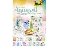 Bloc de papier à motifs 'Aquarelle', 240 x 340 mm