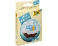 Mini kit de couture de feutrine 'Filzinies', 15 pièces