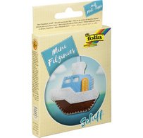 Mini kit de couture de feutrine 'Filzinies', 15 pièces