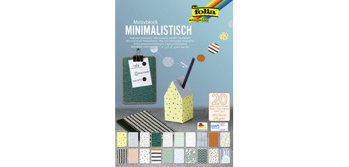 Bloc de papier à motifs 'Minimaliste', 240 x 340 mm