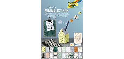 Bloc de papier à motifs 'Minimaliste', 240 x 340 mm