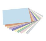 Bloc papier de couleur/carton de bricolage PASTEL, A4