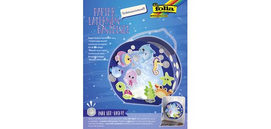 Kit de lanterne 'Monde sous-marin', bleu