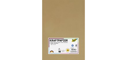 Papier kraft, 120 g/m2, A5, 100 feuilles