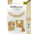 Bloc de papier kraft, A4, 20 feuilles, assorti